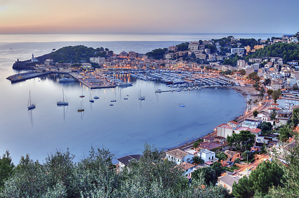Enjoy an evening stroll around Port de Soller, Majorca