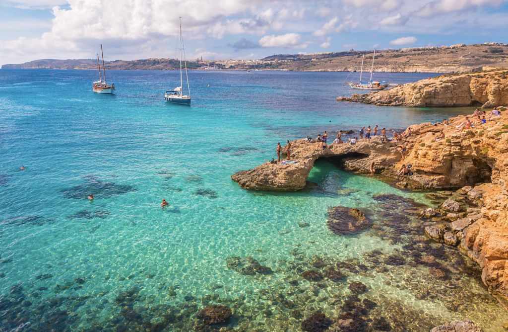 Escape to the famous Blue Lagoon, Malta